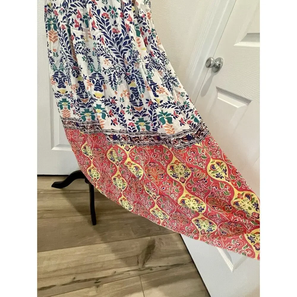 ROBERTA ROLLER RABBIT MAXI DRESS ROSETONE DAKOTA SZ XS QUIET LUXURY COTTAGECORE - Picture 8 of 16